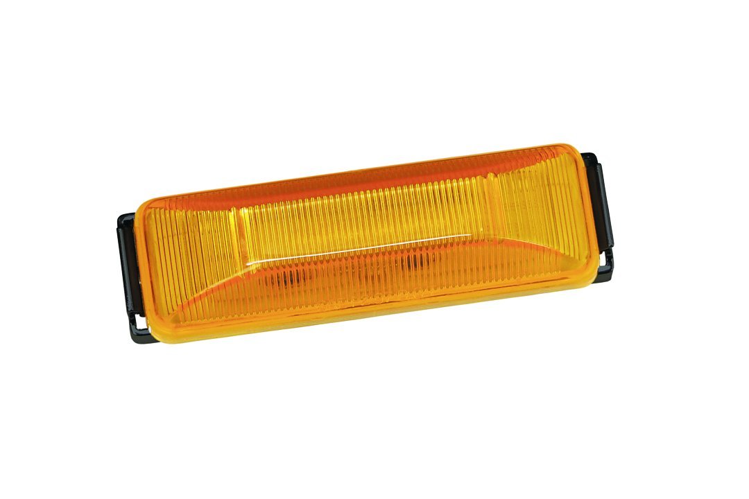 Bargman 42-38-034  Amber LED Clearance Light with Black Base and Pigtail
